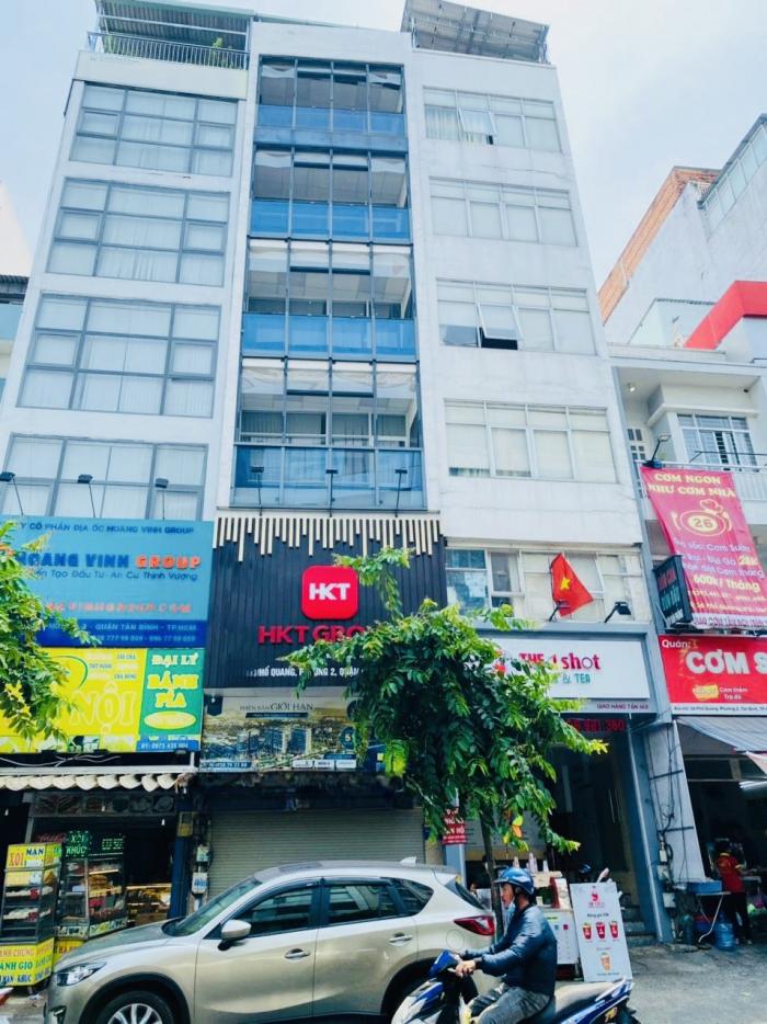 Cho thuê tòa nhà 2 mặt tiền trước sau đường Phổ Quang