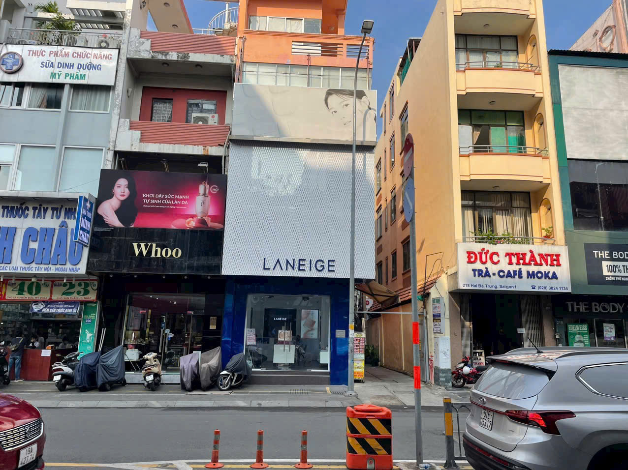 Cho thuê nhà góc 2 mặt tiền quận 1, cho thuê nhà nguyên căn đường Hai Bà Trưng