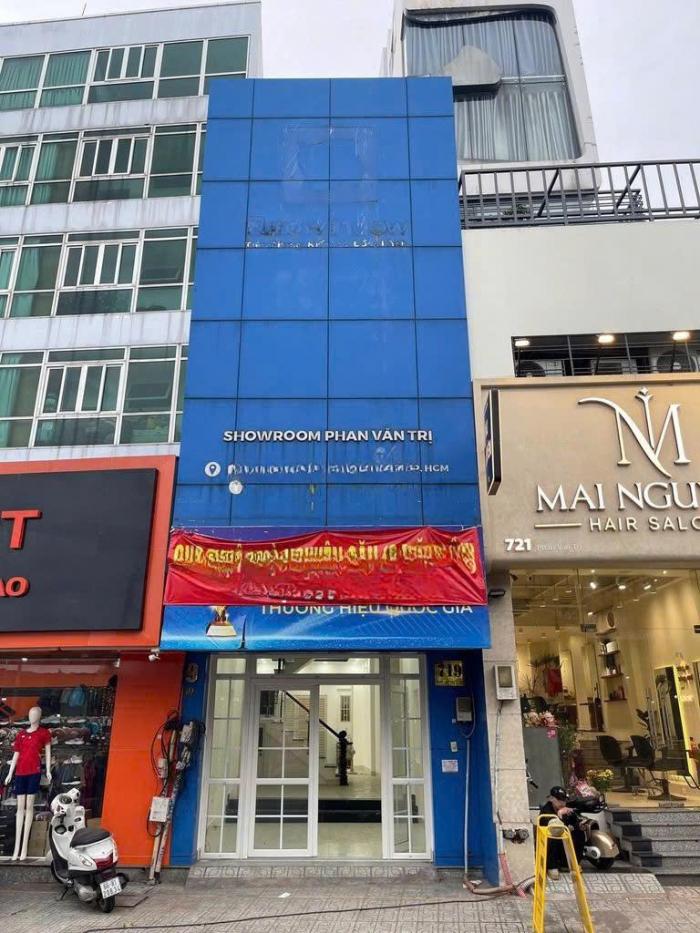 Cho thuê nhà mặt tiền đường Phan Văn Trị  quận Gò Vấp