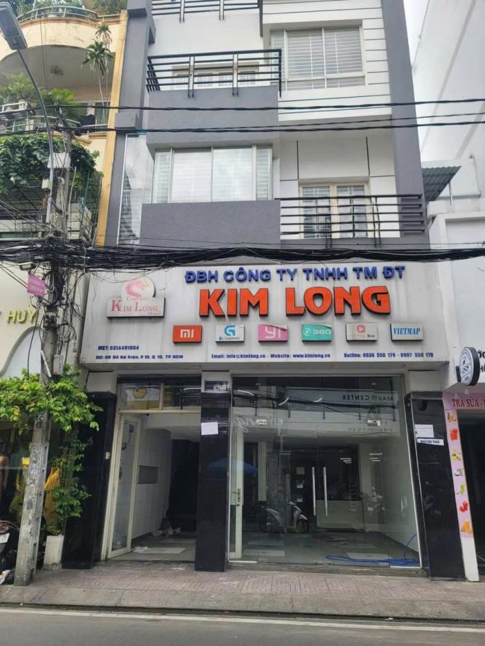 Cho thuê nhà mặt tiền đường Hồ Bá Kiện Quận 10