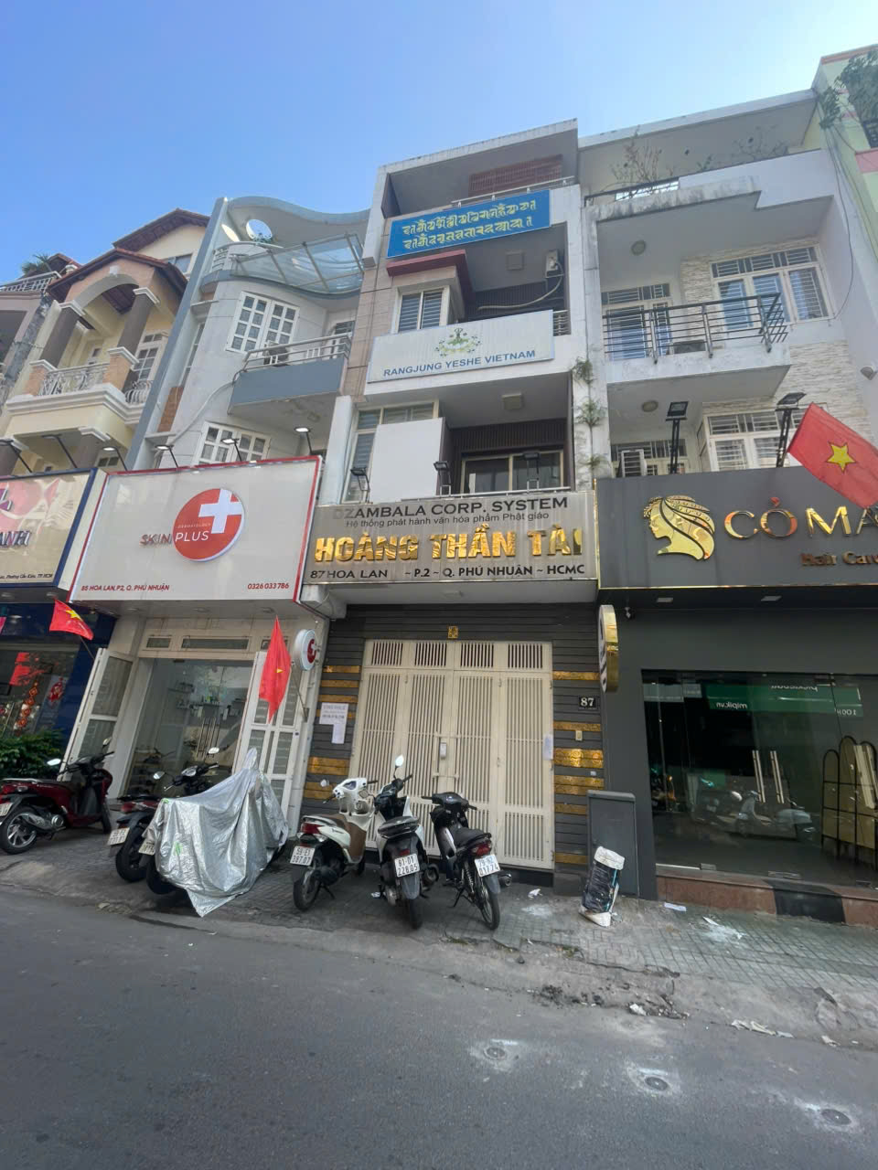Cho thuê nhà mặt tiền đường Hoa Lan quận Phú Nhuận