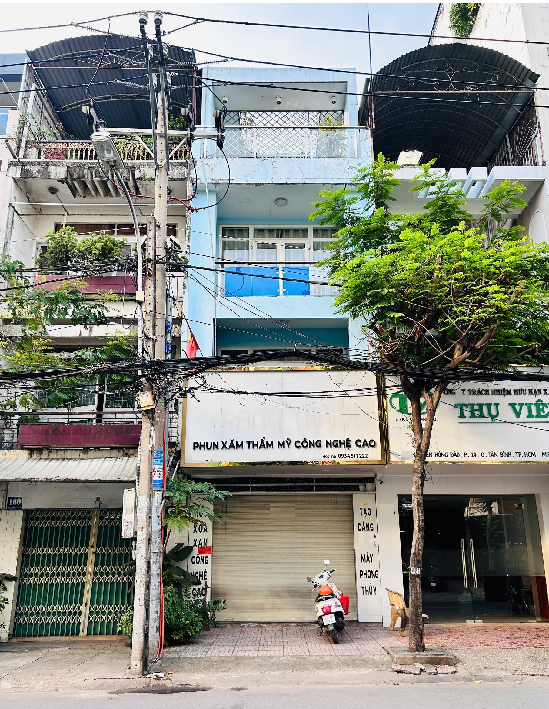 Cho thuê nhà mặt tiền đường Nguyễn Hồng Đào quận Tân Bình