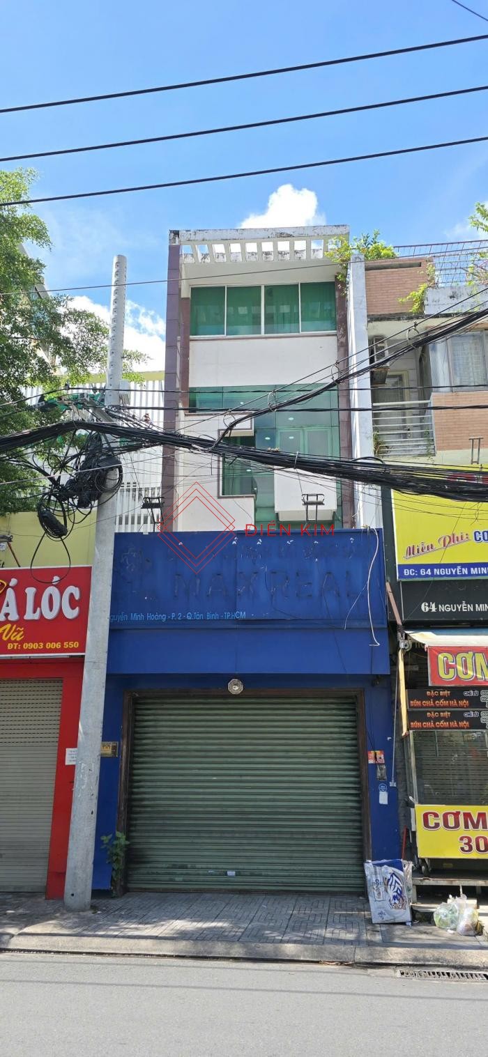 Cho thuê nhà mặt tiền đường Nguyễn Minh Hoàng quận Tân Bình