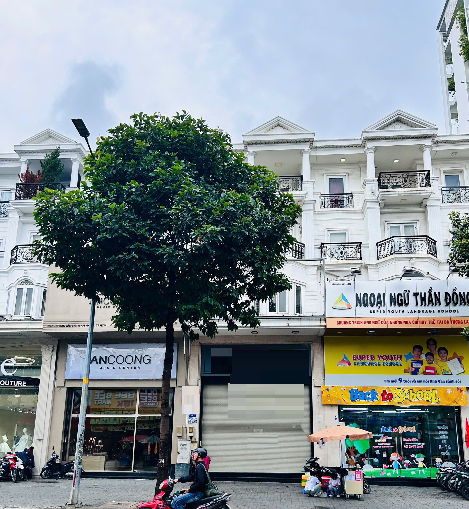 Cho thuê nhà mặt tiền đường Phan Văn Trị quận Gò Vấp