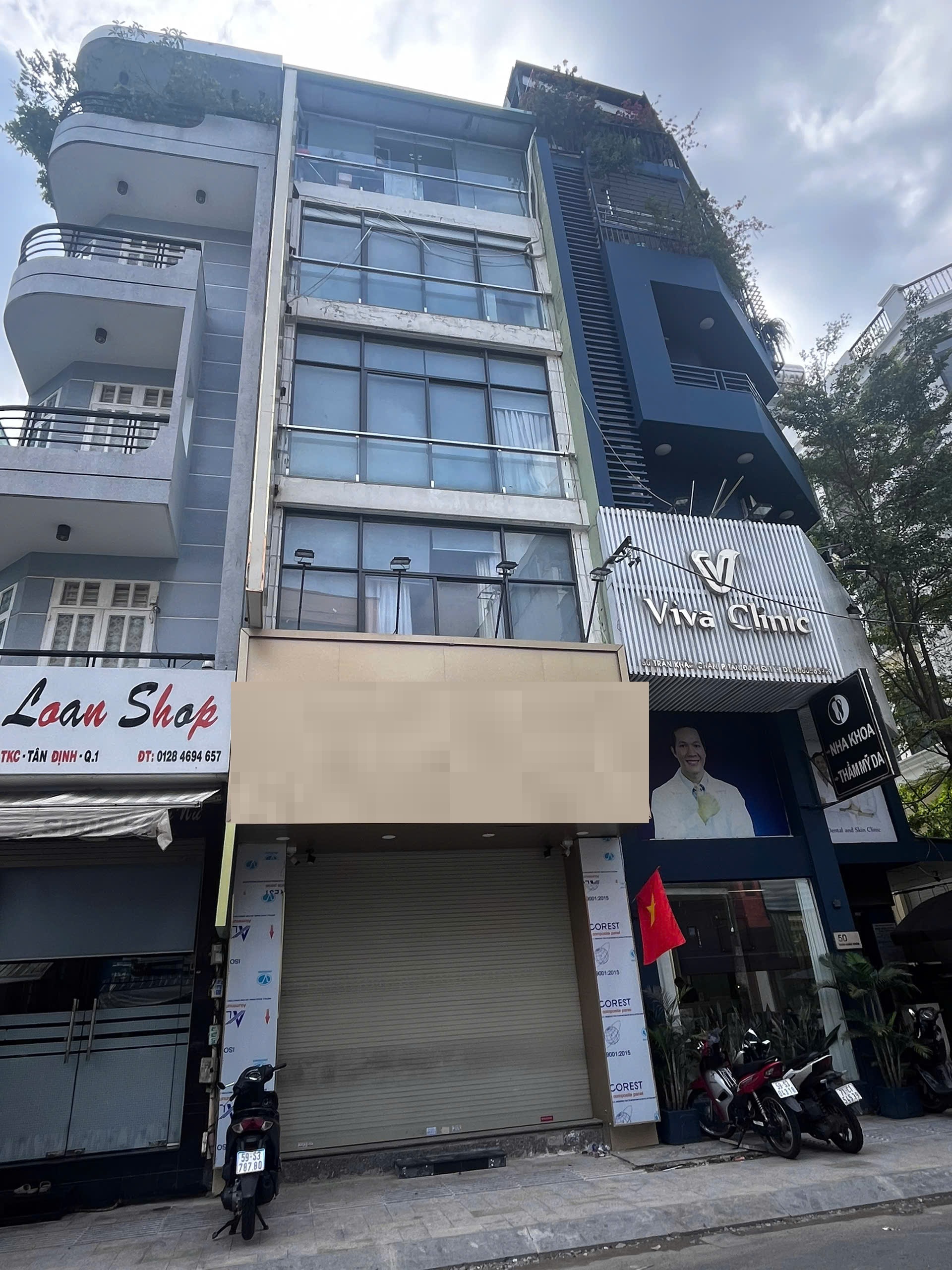 Cho thuê nhà mặt tiền đường Trần Khắc Chân quận 1