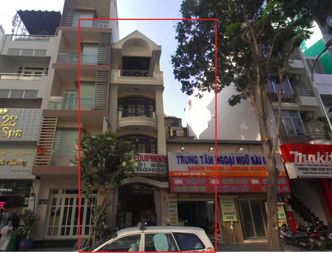 Cho thuê nhà mặt tiền đường Trịnh Văn Cấn quận 1