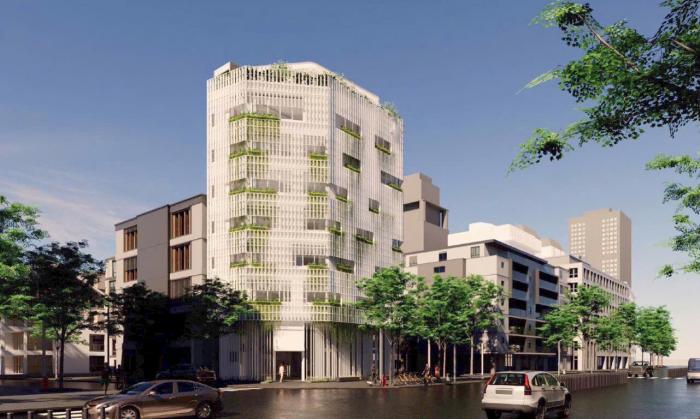 Tòa nhà cho thuê đường Trịnh Đình Cấn Quận 1