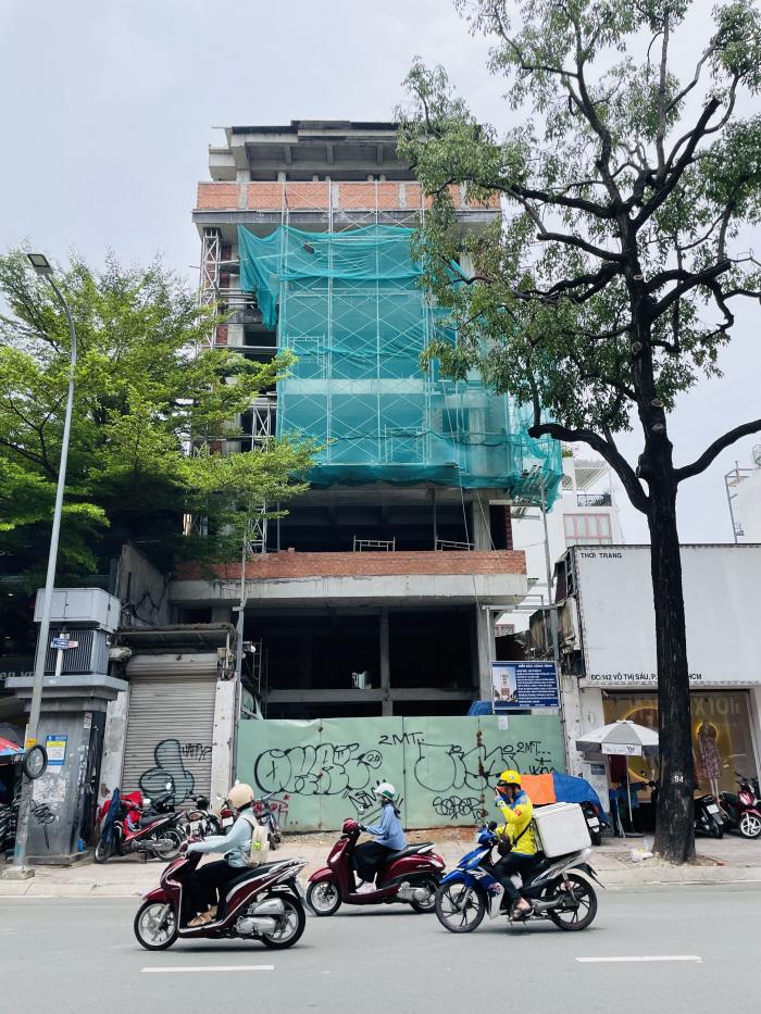 Tòa nhà cho thuê mặt tiền đường Võ Thị Sáu Quận 3