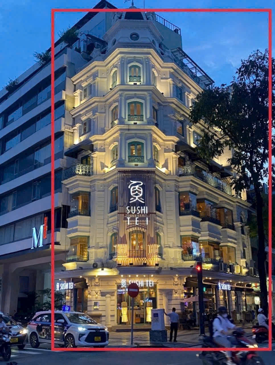 Bán tòa nhà góc 2 mặt tiền đường Lý Tự Trọng - Trương Định diện tích: 92,4m2/sàn trệt 6 lầu sân thượng