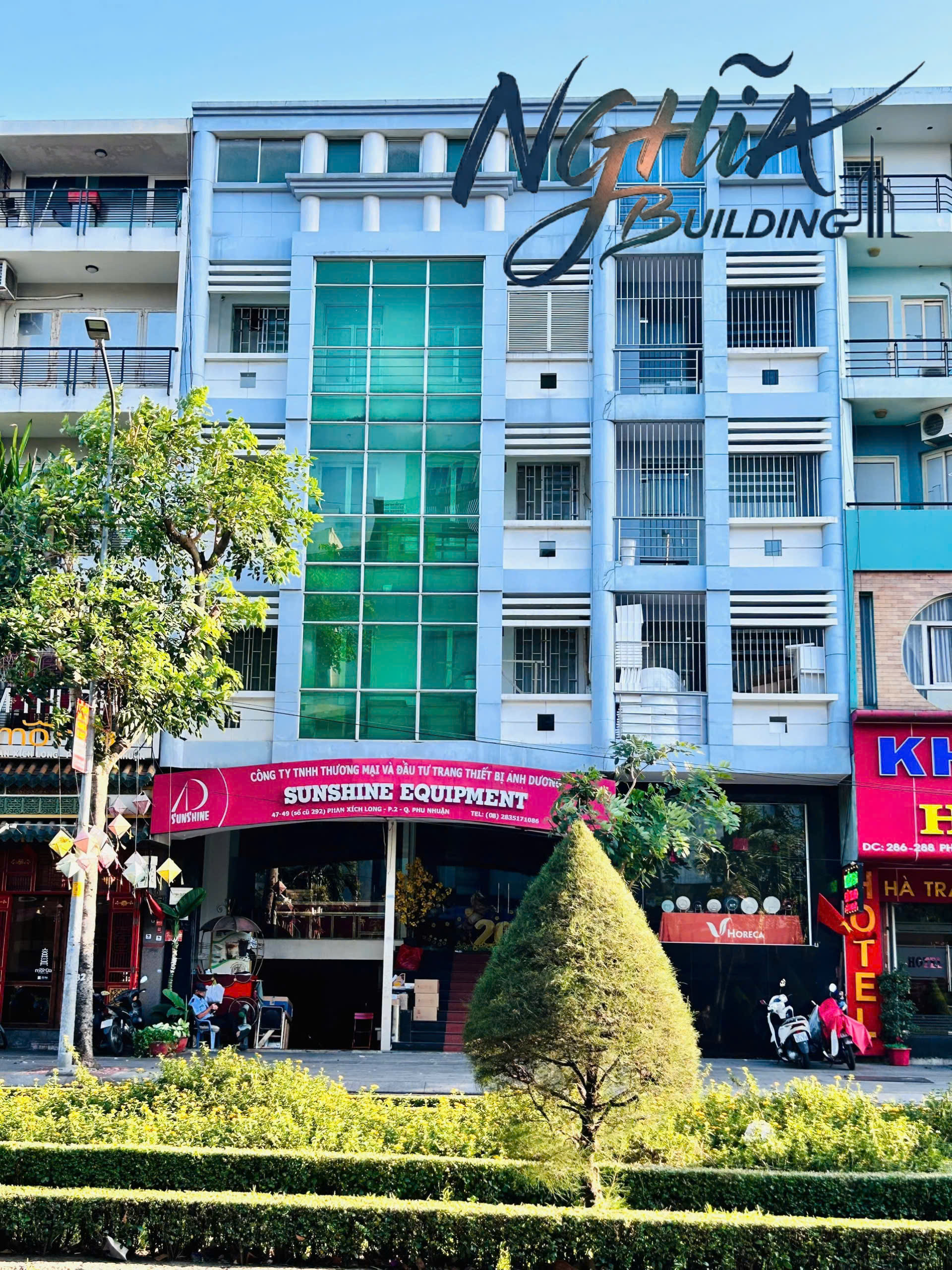 Cho thuê tòa nhà mặt tiền 47-49-51 Phan Xích Long quận Phú Nhuận