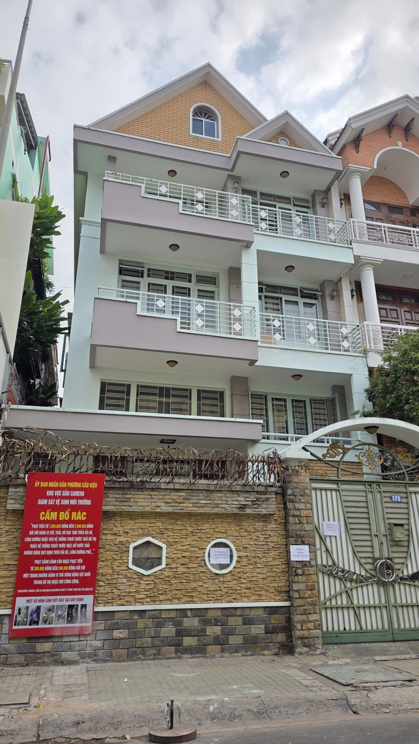 Bán biệt thự phố mặt tiền 170 Hoa Lan diện tích: 8x16m trệt 3 tầng áp mái