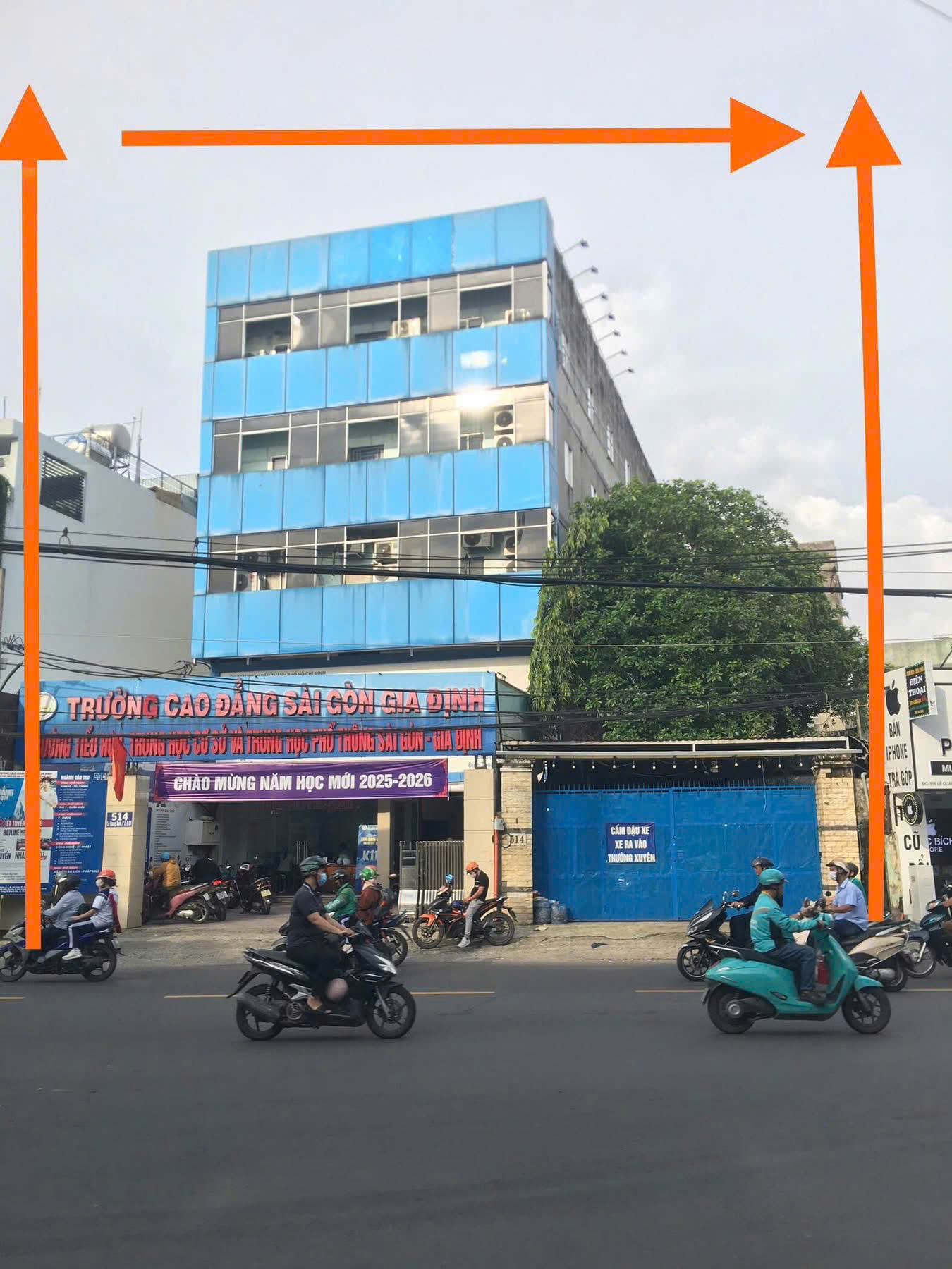 Bán tòa nhà đường Lê Quang Định diện tích: 20x50m 4 tầng