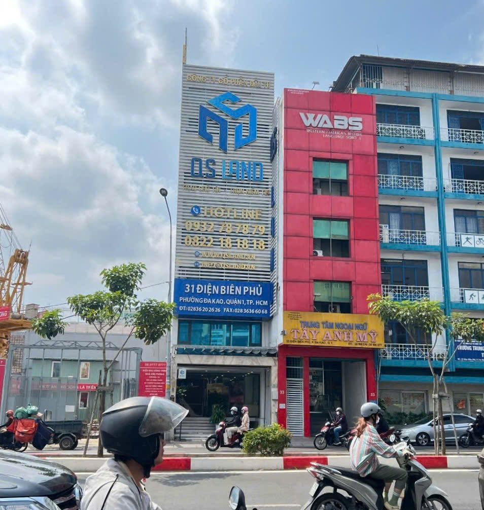 Bán tòa nhà mặt tiền 31 Điện Biên Phủ diện tích: 5,55x16,2m hầm 6 tầng