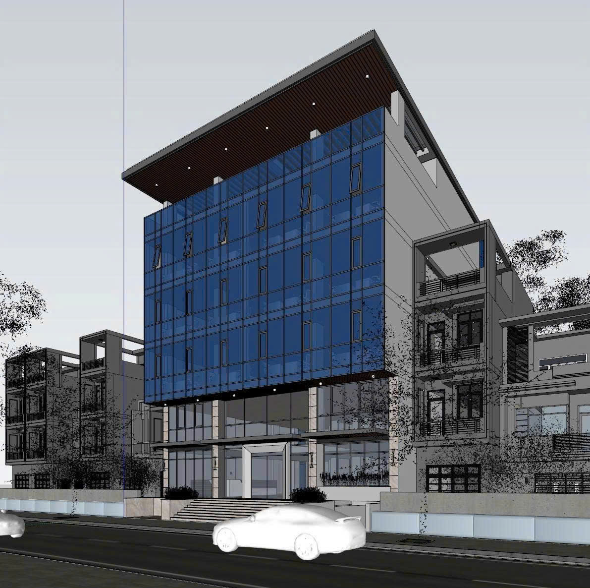 Bán tòa nhà mặt tiền 41-43 đường số 63 diện tích: 16x20m hầm 7 tầng