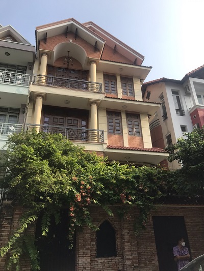 Cho thuê biệt thự mặt tiền hoa lan quận phú nhuận