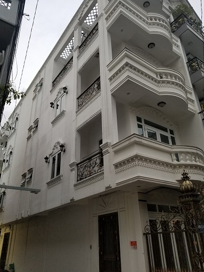 Cho thuê nhà đường Huỳnh Văn Bánh quận Phú Nhuận 1 trệt 3 lầu