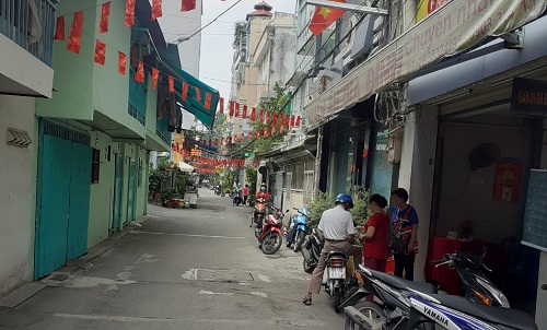Cho thuê nhà đường Nguyễn Sơn Hà phường 5 quận 3
