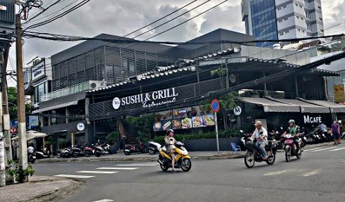 Cho thuê nhà Góc 2MT Trường Sơn quận 10