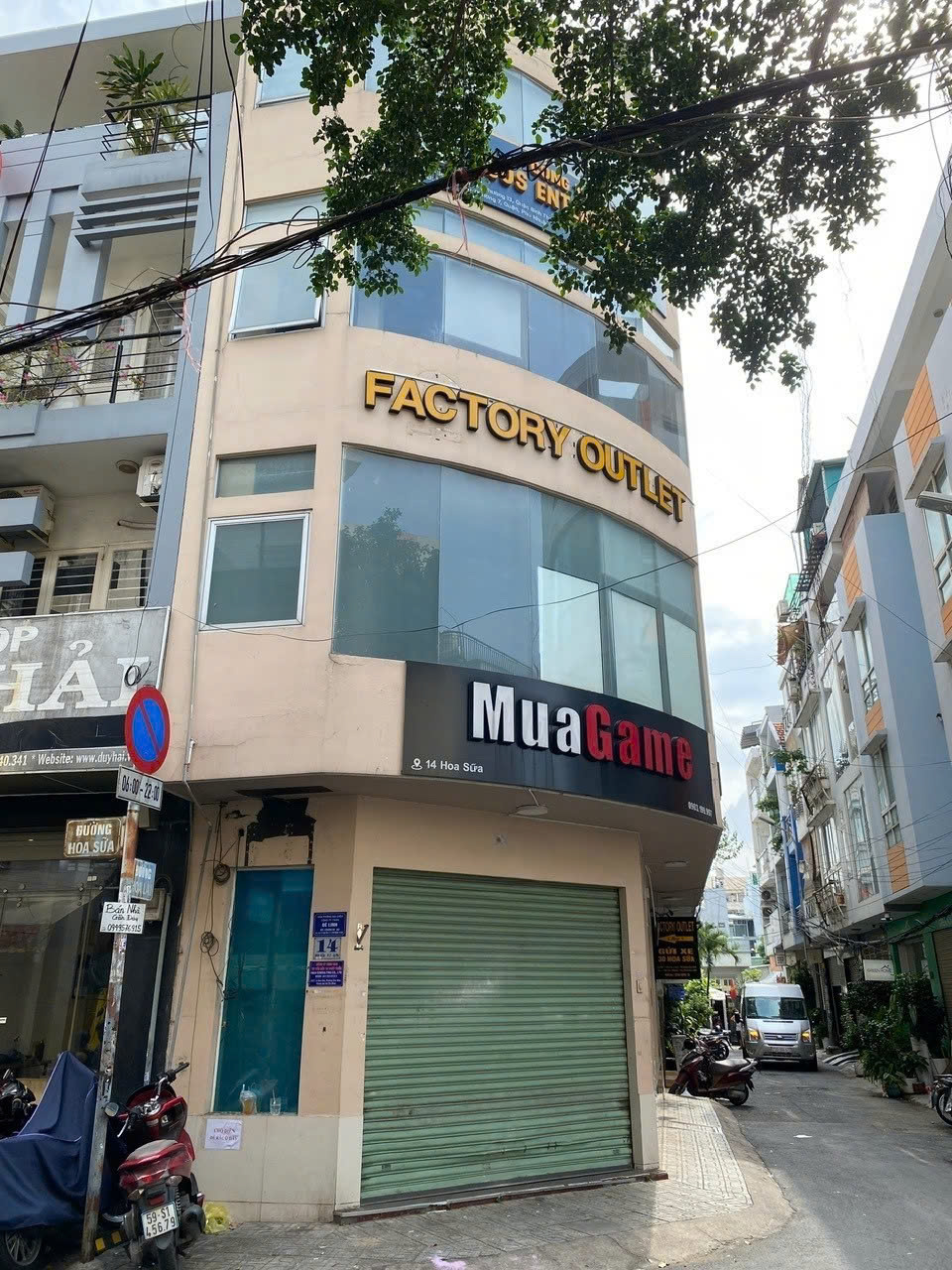 Cho thuê nhà góc mặt tiền đường Hoa Sữa quận Phú Nhuận