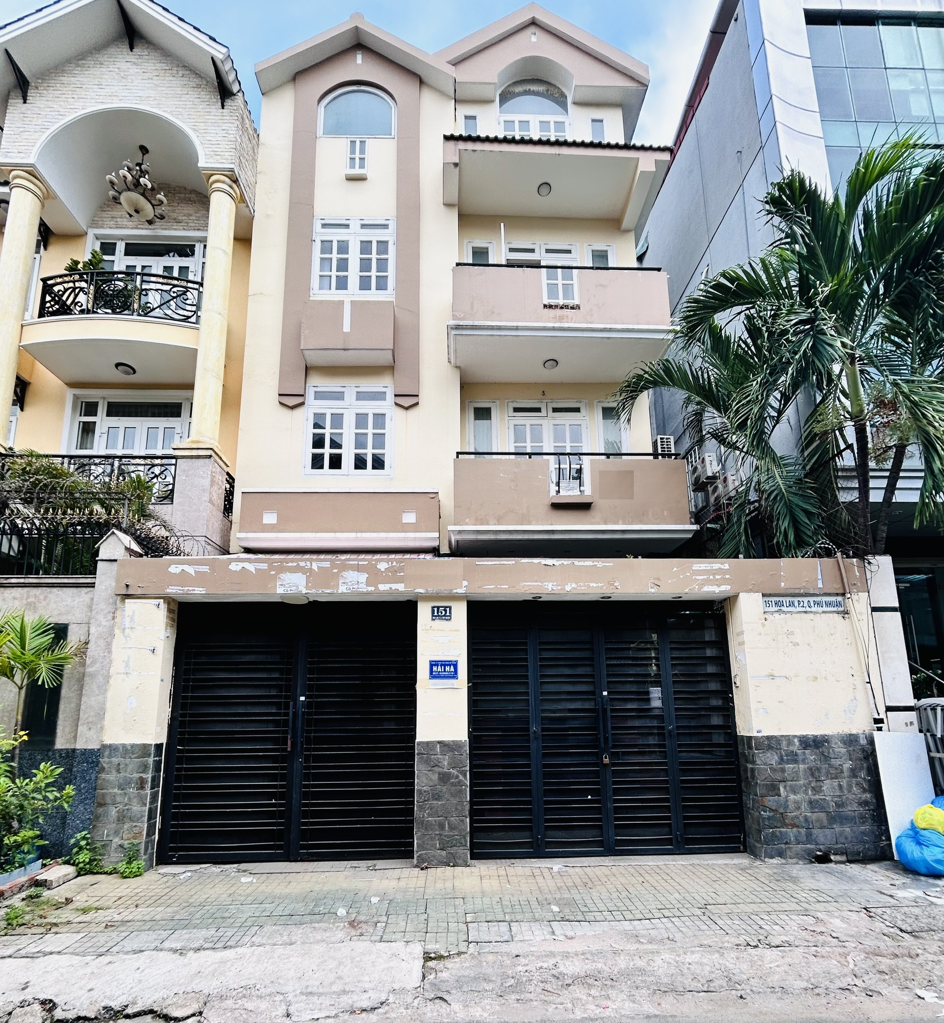 Cho thuê nhà mặt tiền 151 Hoa Lan quận Phú Nhuận