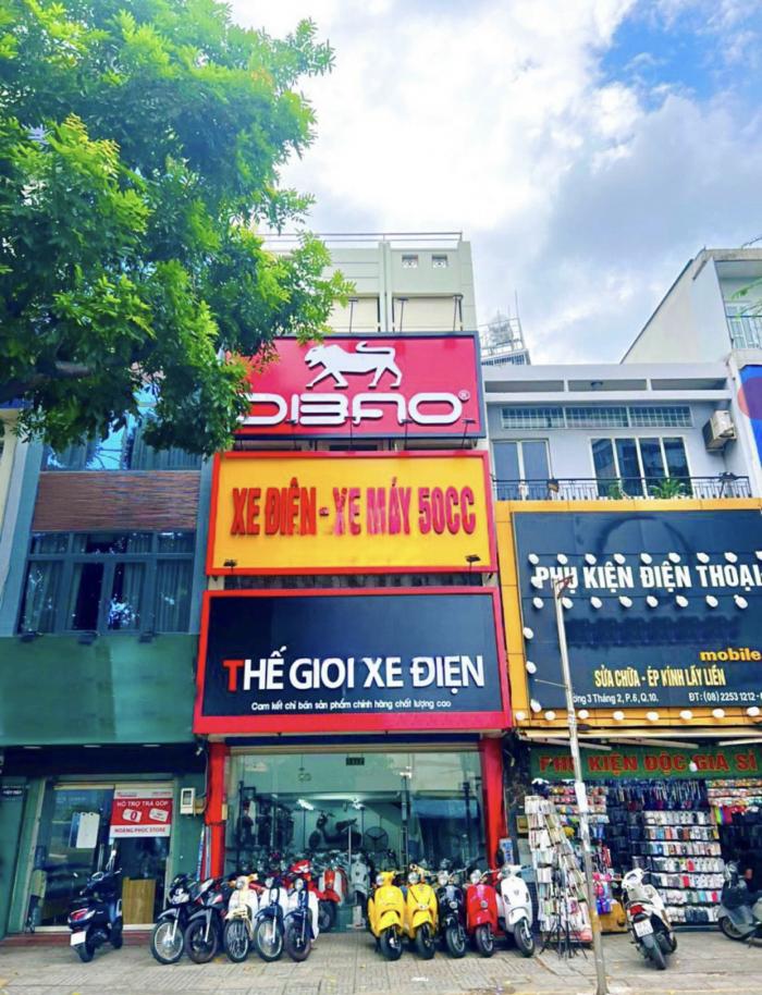 Cho thuê nhà mặt tiền đường Ba Tháng Hai