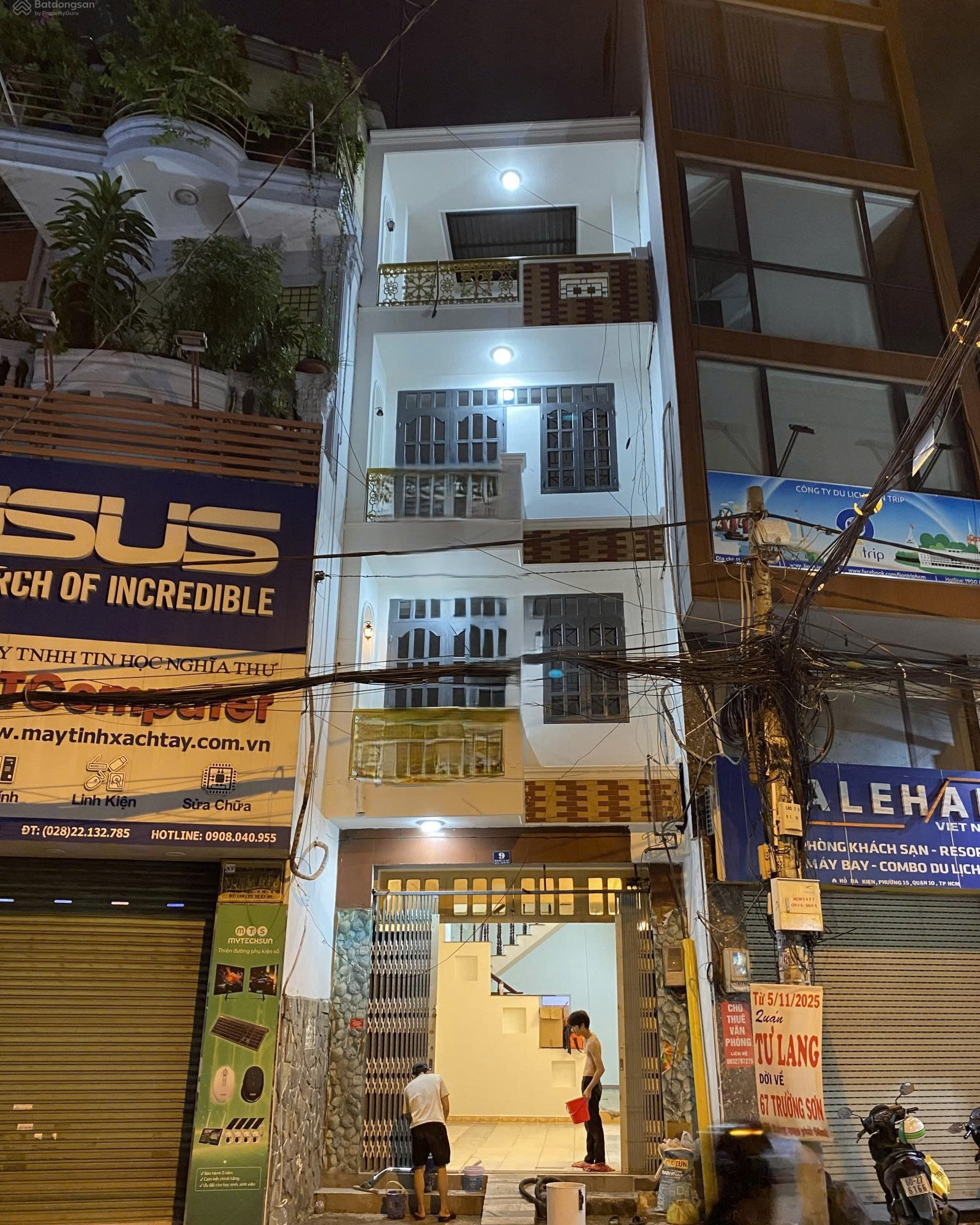 Cho thuê nhà mặt tiền đường Hồ Bá Kiện