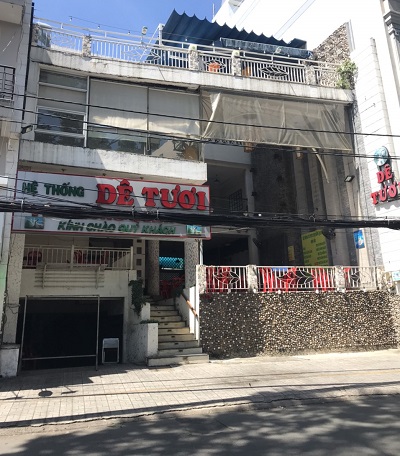 Cho thuê nhà mặt tiền đường Nguyễn Thái Bình quận tân bình