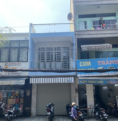 Cho thuê nhà mặt tiền đường nguyễn thái bình
