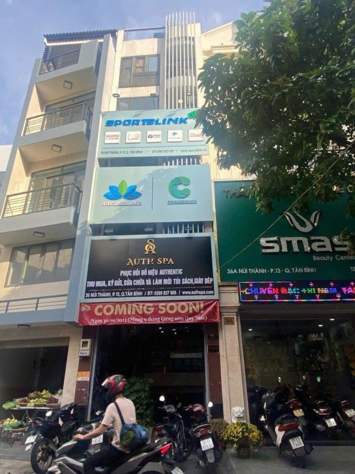 Cho thuê nhà mặt tiền đường Núi Thành quận Tân Bình