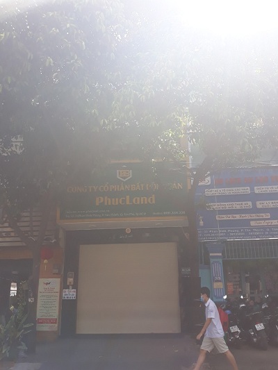 Cho thuê nhà mặt tiền đường Phan Đình Phùng, Tân Thành, Quận Tân Phú