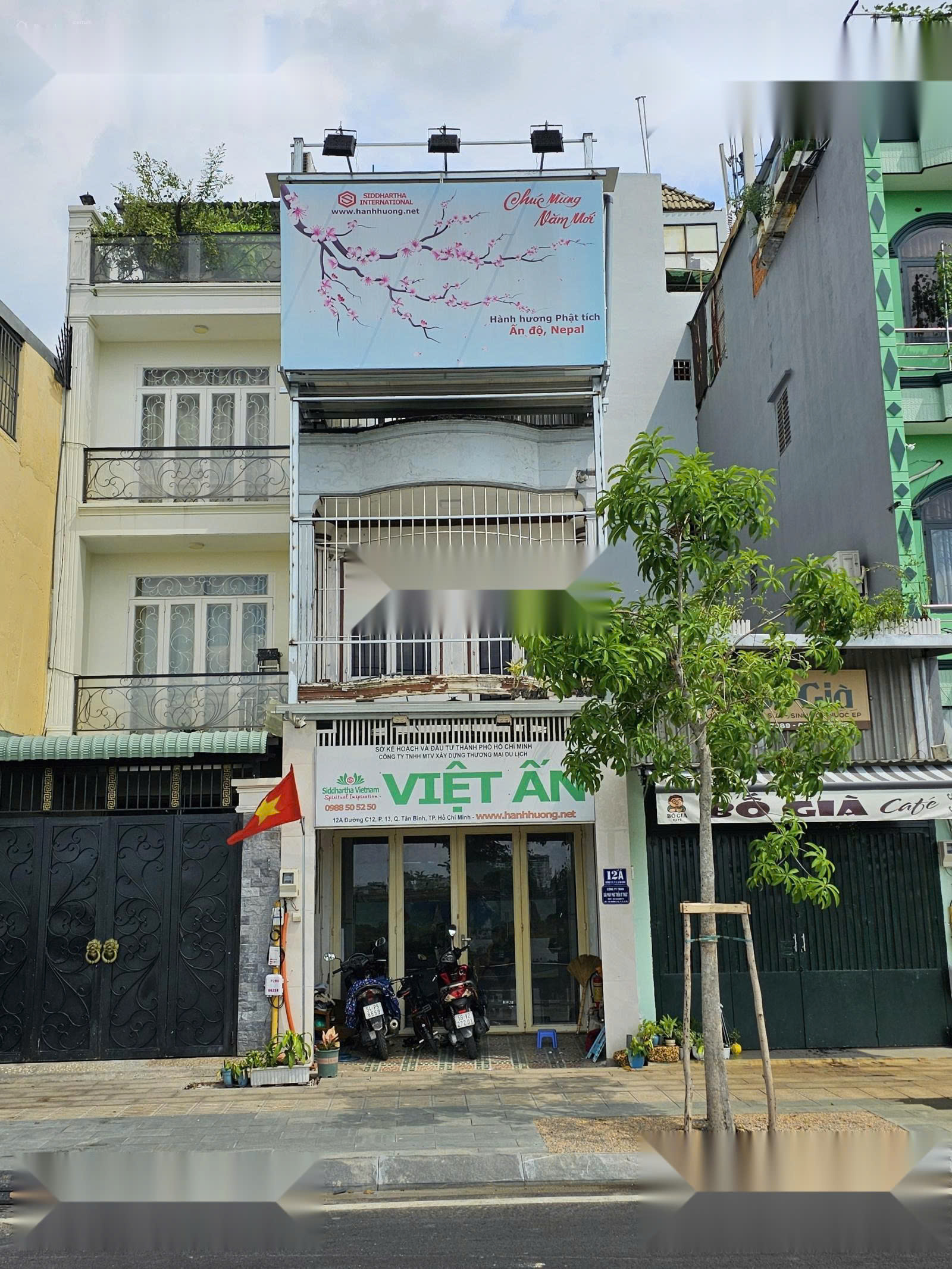 Cho thuê nhà nguyên căn mặt tiền đường C12 quận Tân Bình