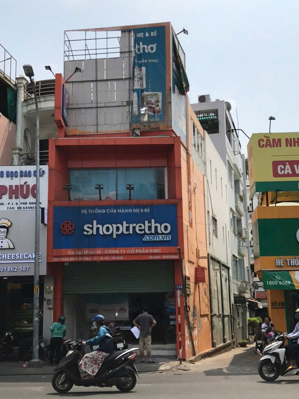 Cho thuê nhà nguyên căn mặt tiền đường Phan Đình Phùng quận Phú Nhuận