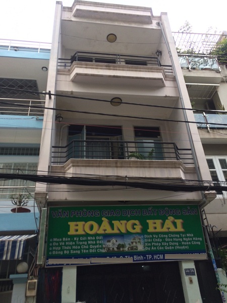 Cho thuê nhà quận Tân Bình, đường Nguyễn Minh Hoàng