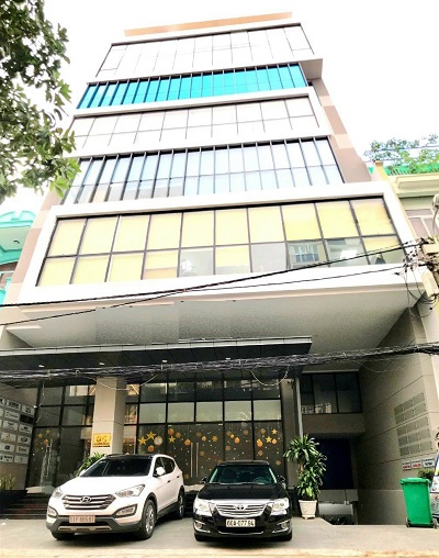Cho thuê tòa nhà văn phòng mặt tiền đường Đồng Nai khu sân bay