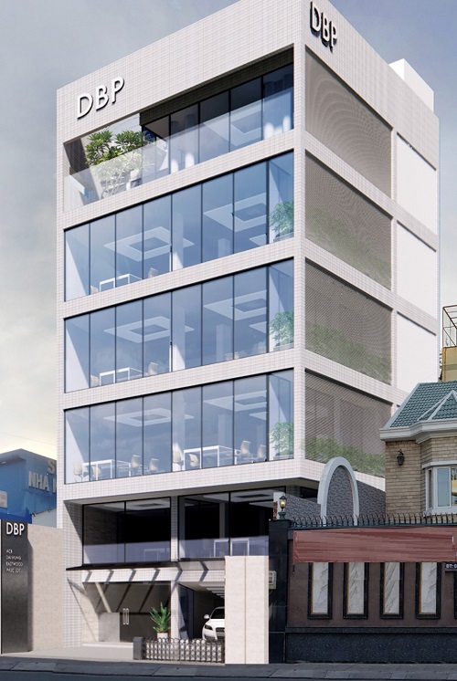 Cho thuê tòa nhà văn phòng mới mặt tiền đường Điện Biên Phủ diện tích 8x17m 5 lầu thang máy