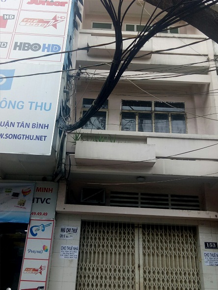 Mặt tiền đường Bàu Cát quận Tân Bình 1 trệt 4 lầu 40tr/tháng