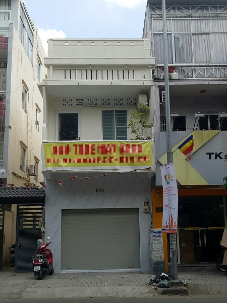 Nhà cho thuê nguyên căn mặt tiền đường Điện Biên Phủ, Quận 3