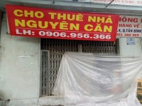 Cho thuê nhà cấp 4 mặt tiền Trường Chinh quận Tân Bình