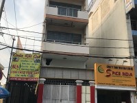 Cho thuê nhà mặt tiền đường Hậu Giang phường 4 tân bình
